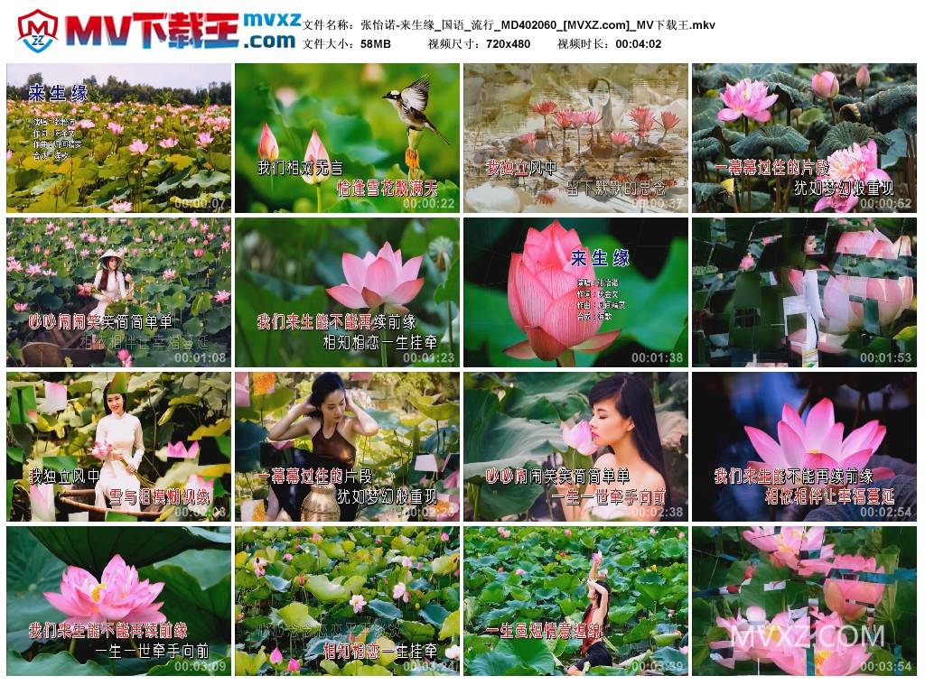 张怡诺-来生缘_国语_流行_MD402060